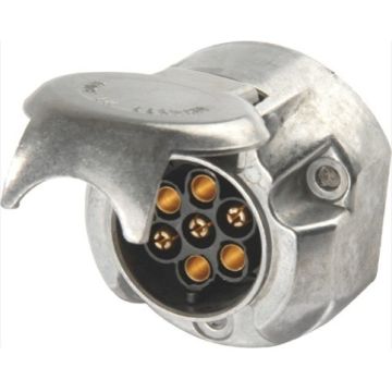 Tilhengerkontakt 7-pol 6V/12V