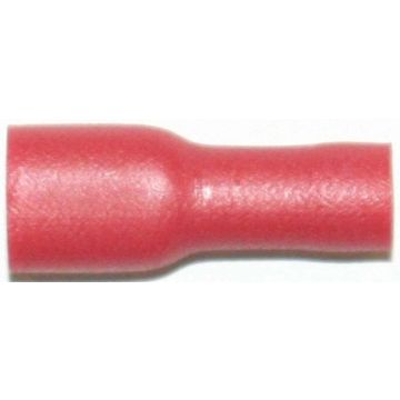 6,3mm helisolert hunn rød