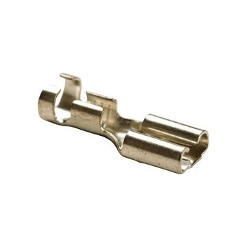 6,3mm flatstikker hunn uisolert