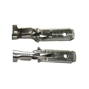 0,75-1,5mm² hann flatstikker uisolert