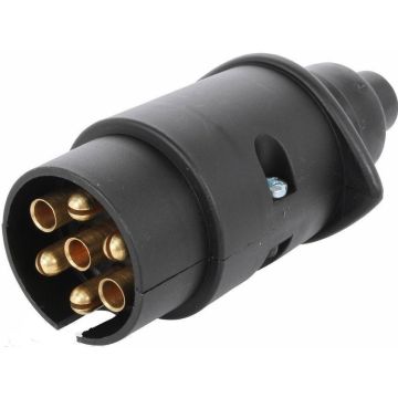 Tilhengerkontakt 7-pol 6V/12V