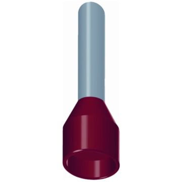 Endehylse 1mm² rød N