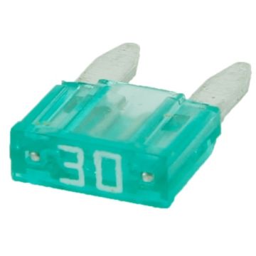 Minisikring 30A grønn