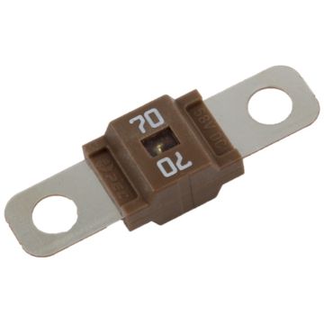 MIDI SIKRING 70 AMP. BRUN