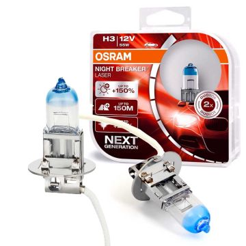 Osram H3 NightBreaker Laser, 2pk