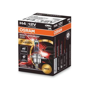 H4 60/55W 12V NB 200% MER LYS