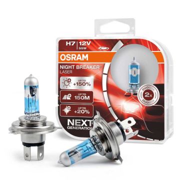 Osram H7 55W 12V NightBreaker Laser 2stk