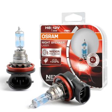 Osram H8 NightBreaker Laser - 2 pk