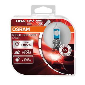Osram HB4 51W 12V NightBreaker Unlimited 2stk