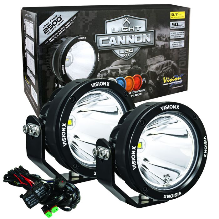 VISION X LIGHT CANNON KIT 6.7" CG2 50W 10° LED